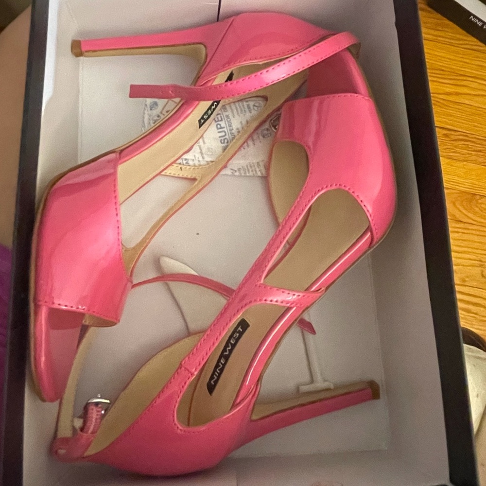Pink heels